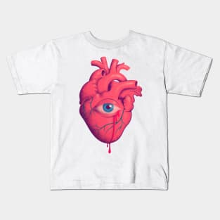 Anatomical Heart With An Eye Kids T-Shirt